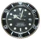 Reloj de Pared Rolex Submariner Negro