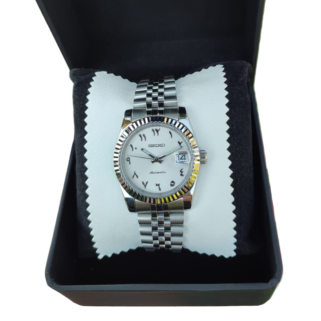 Seiko Mod Arabic Dial Blanco