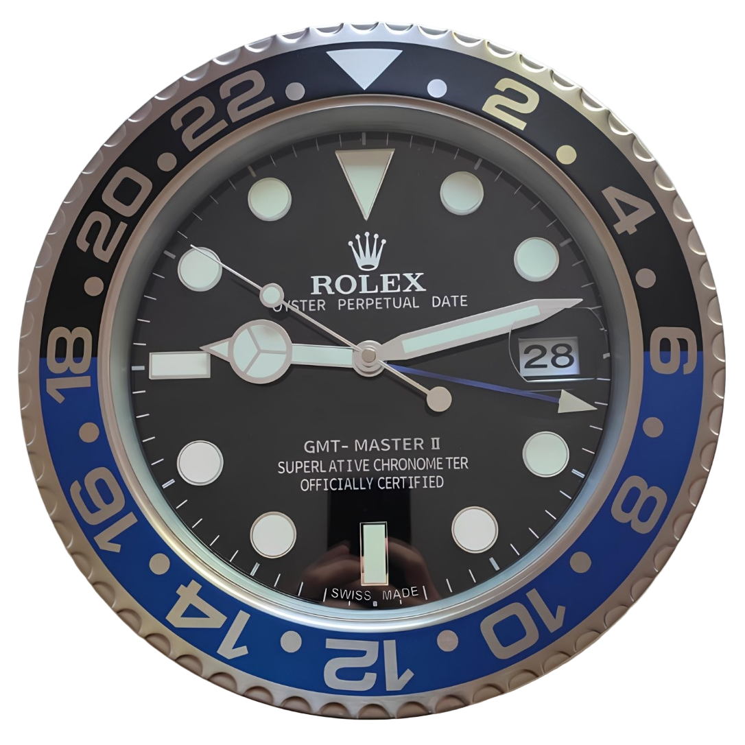 Reloj de Pared Rolex GMT-Master II "Batman"